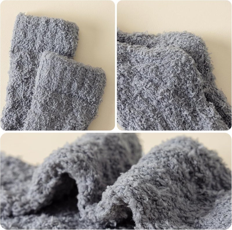 Premillow Womens Fuzzy Socks Fluffy Socks Women Winter Cozy Sock Warm Slipper Home Sleeping Sock for Women - Image 3